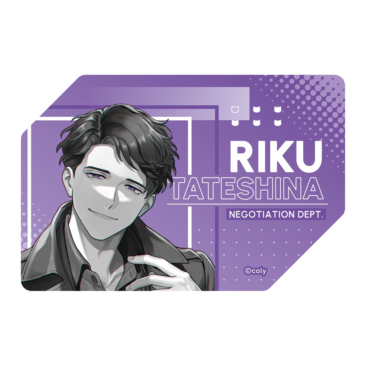 ダイカットステッカー 立科吏来