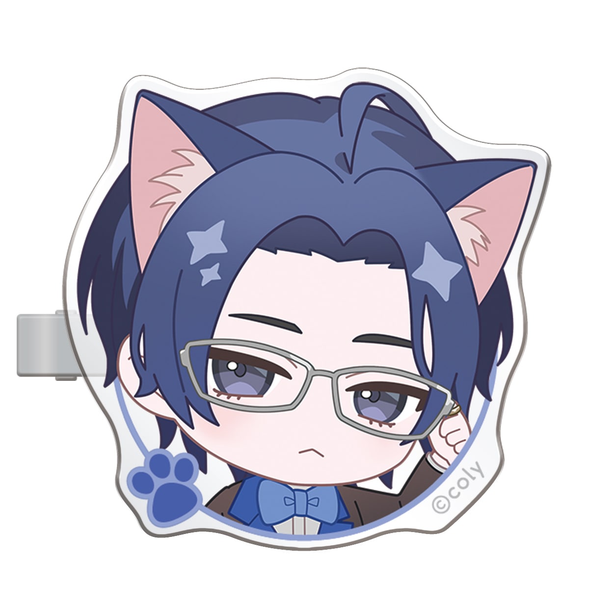 ヘアアクリルクリップ 節見静