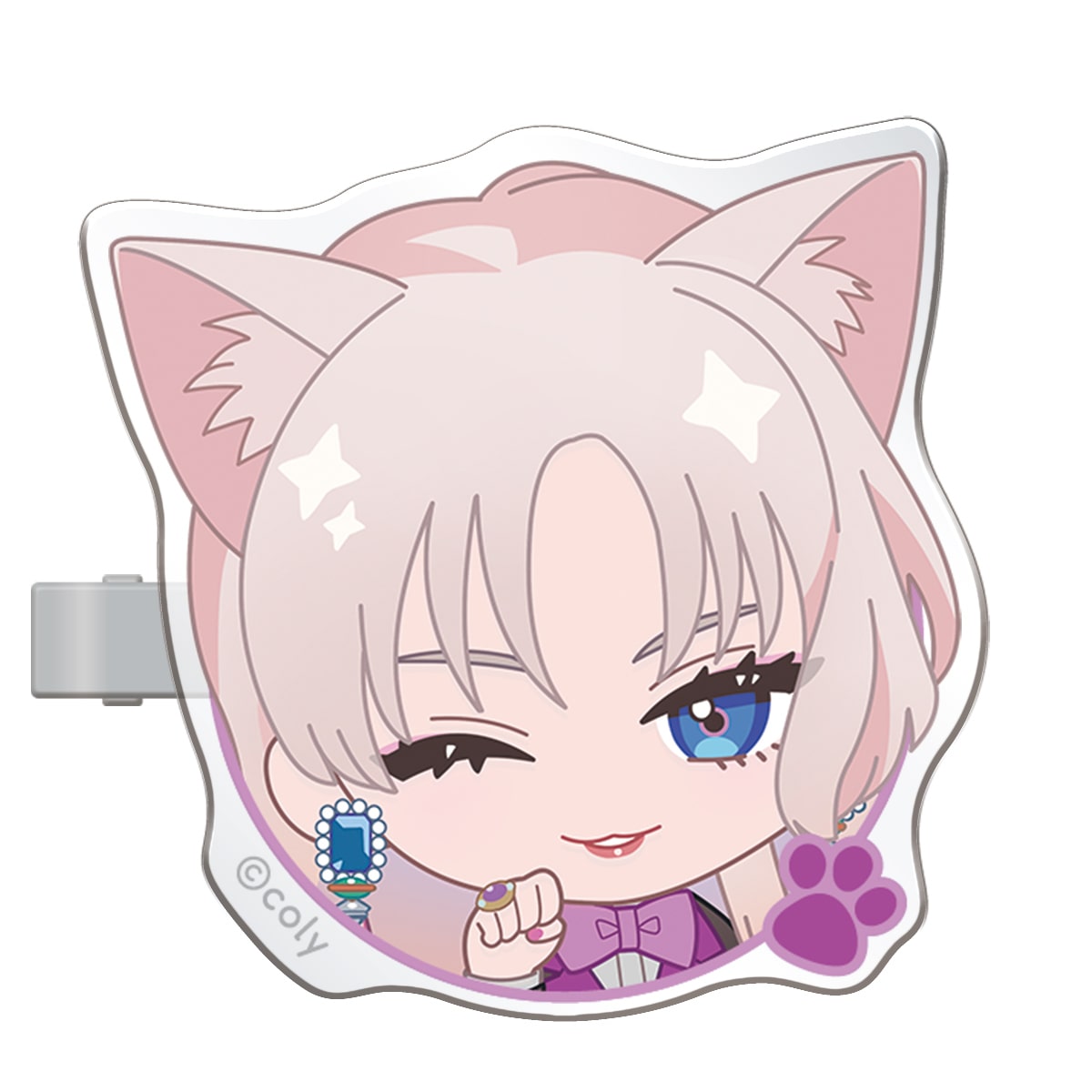 ヘアアクリルクリップ 御門尊