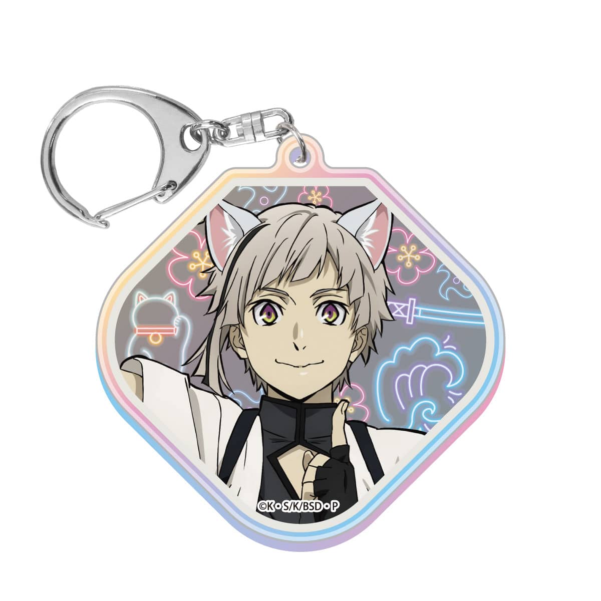 ネオンアクリルキーホルダー 中島敦