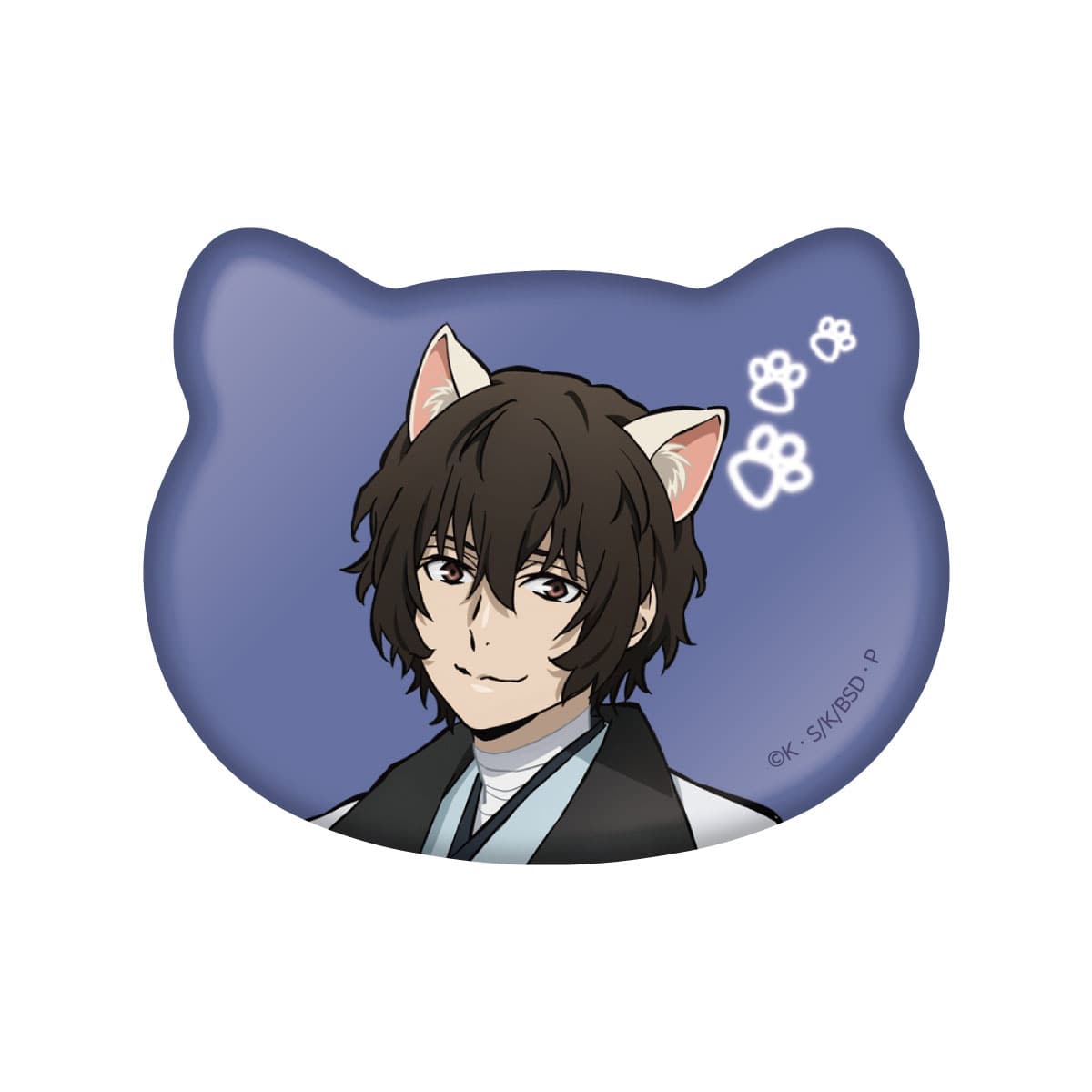 猫型缶バッジ 太宰治