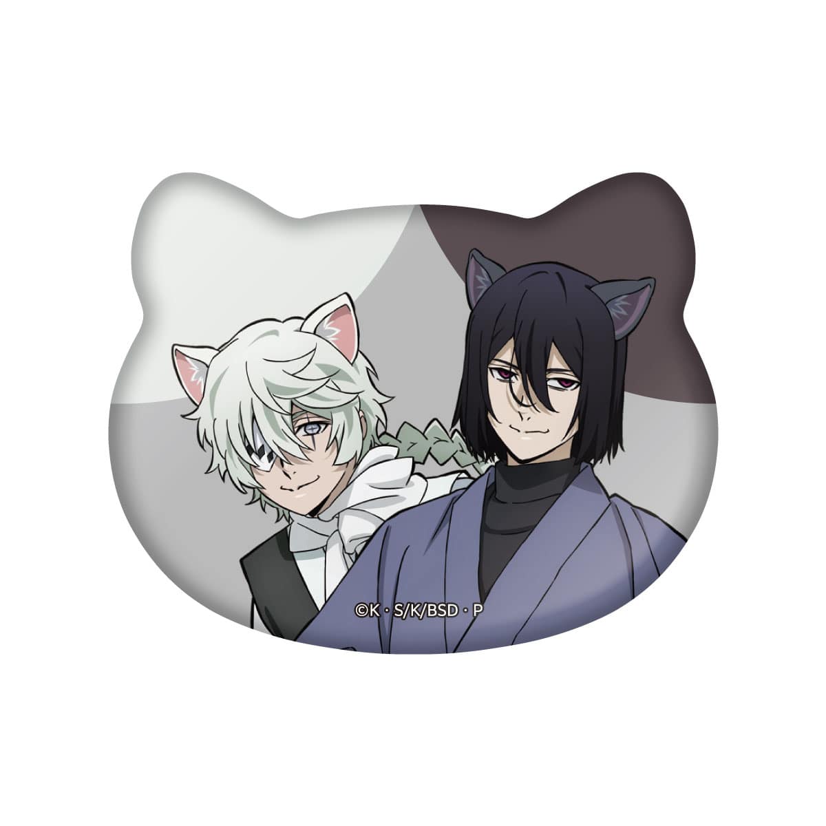 猫型缶バッジ フョードル・D&ニコライ・G