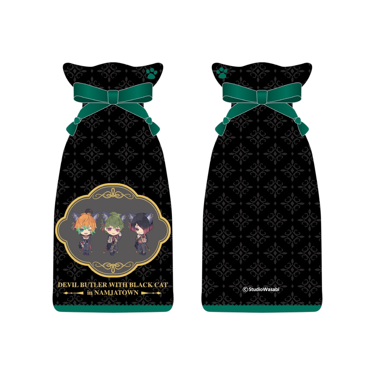 サテン巾着	別邸1階執事