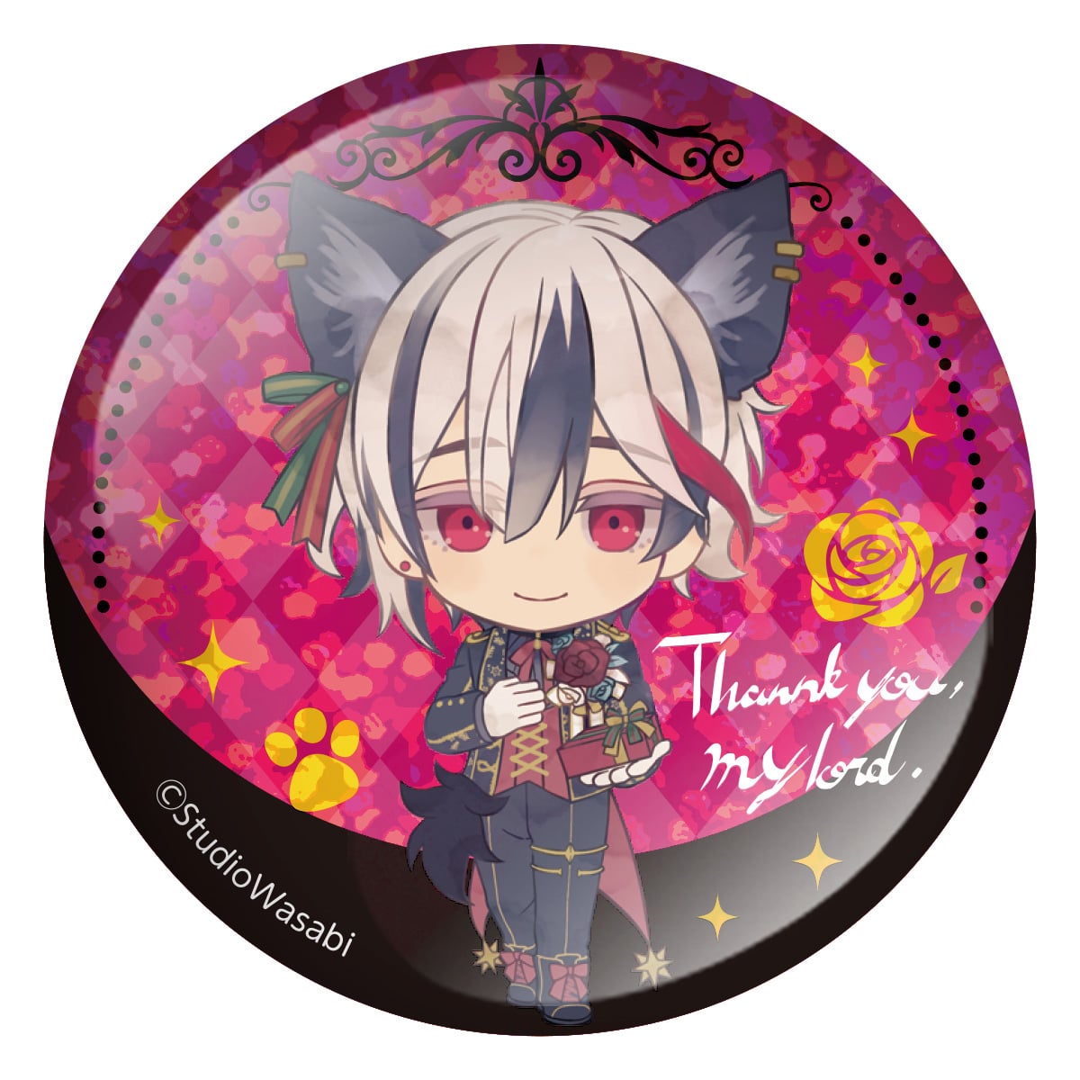 ホログラム缶バッジ	べリアン