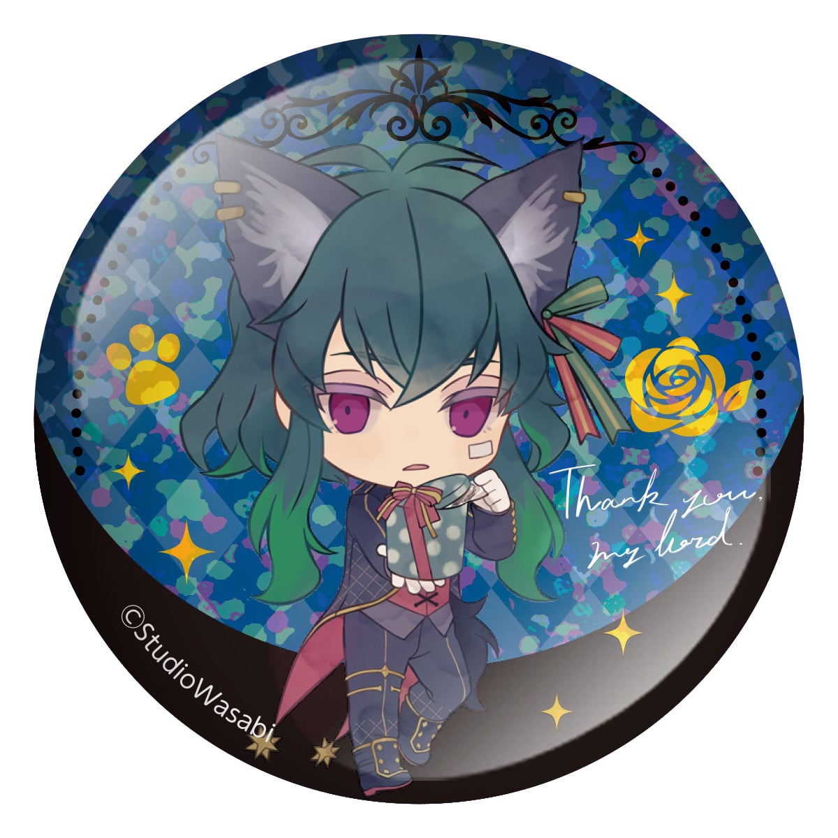 ホログラム缶バッジ	バスティン