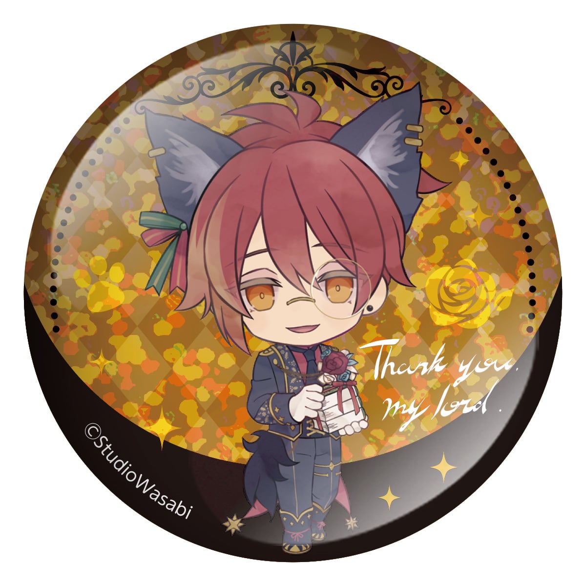 ホログラム缶バッジ	フェネス