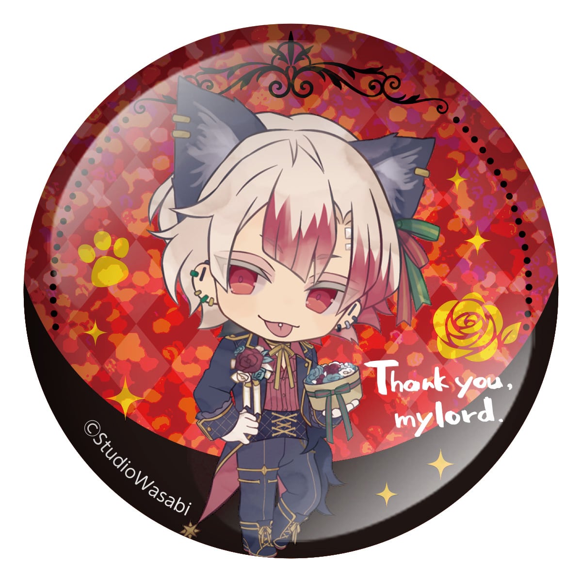 ホログラム缶バッジ	アモン