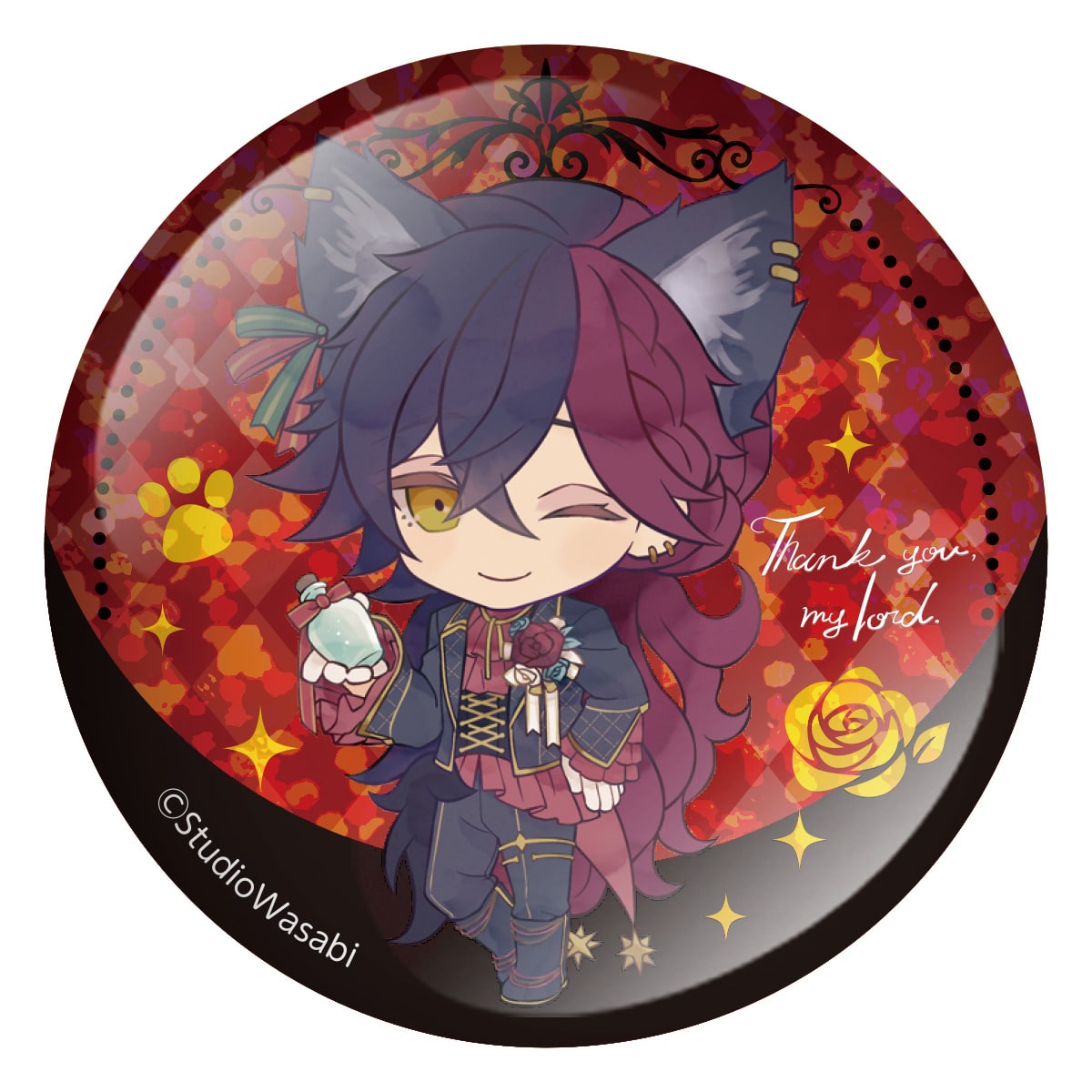 ホログラム缶バッジ	ルカス