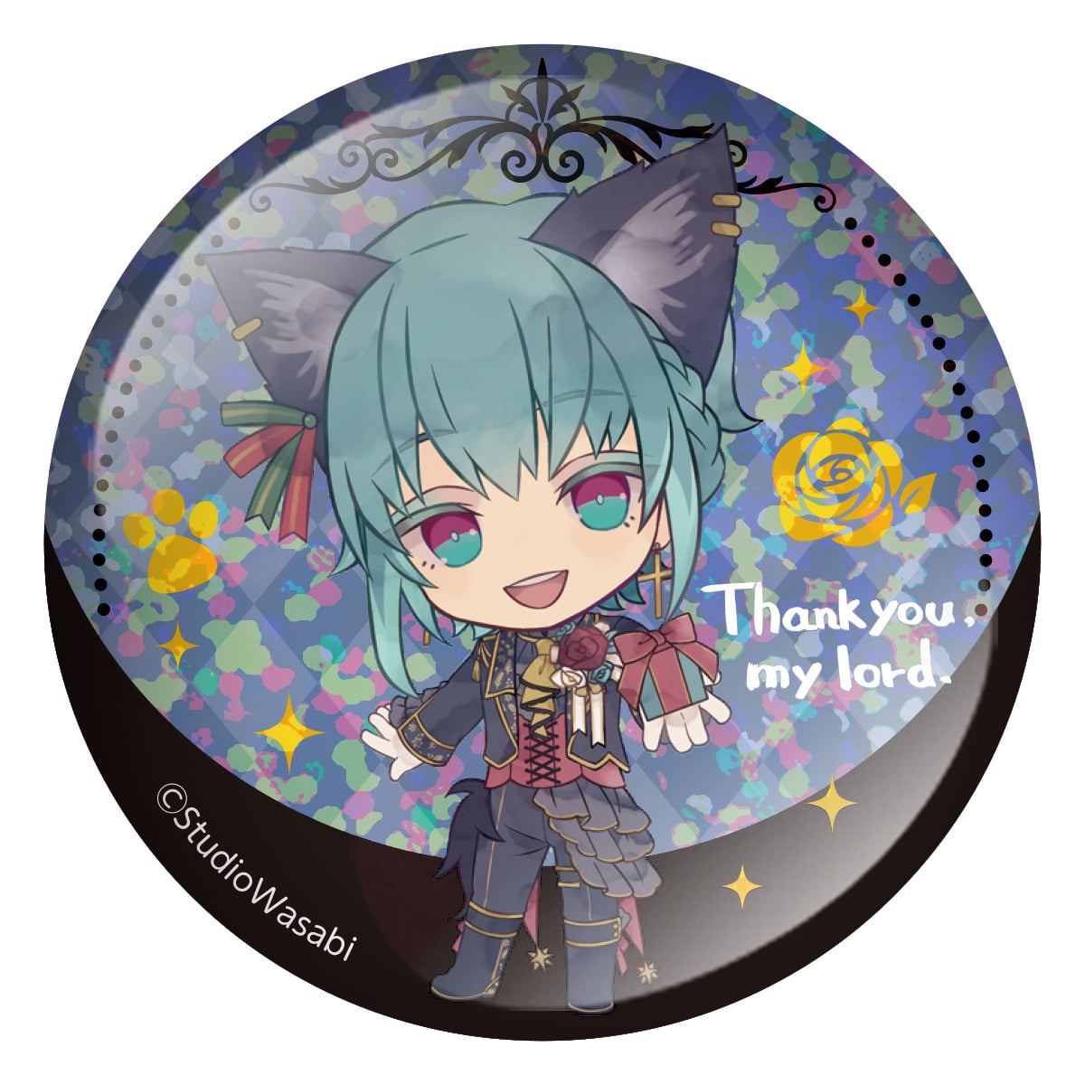 ホログラム缶バッジ	フルーレ