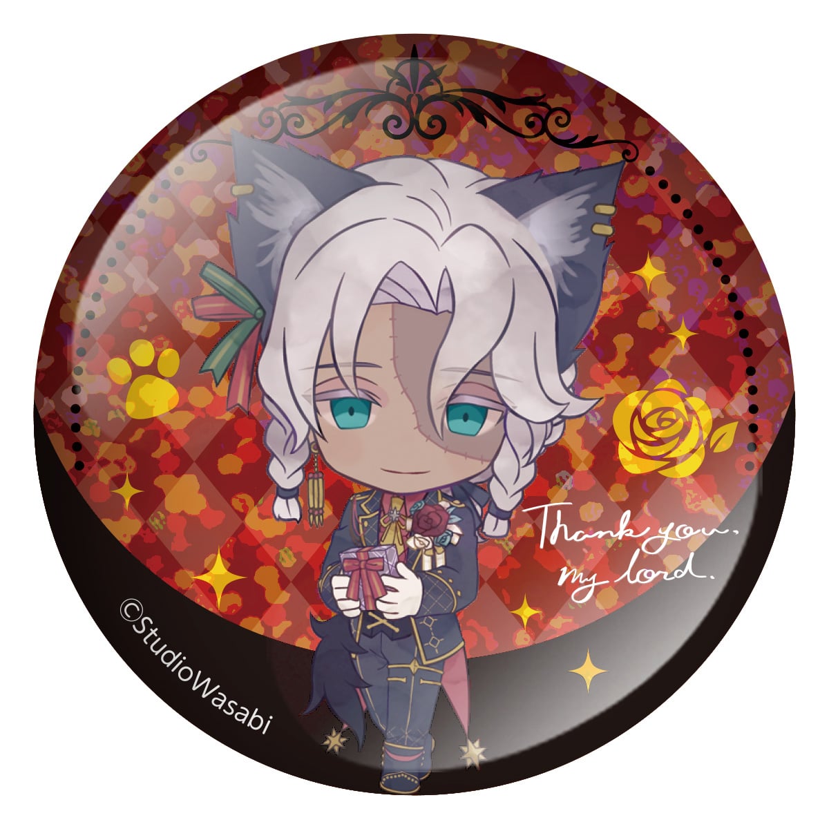 ホログラム缶バッジ	ミヤジ