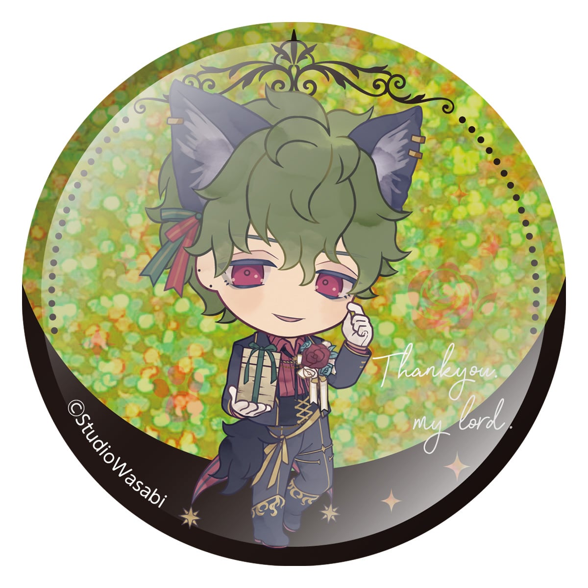 ホログラム缶バッジ	ハナマル