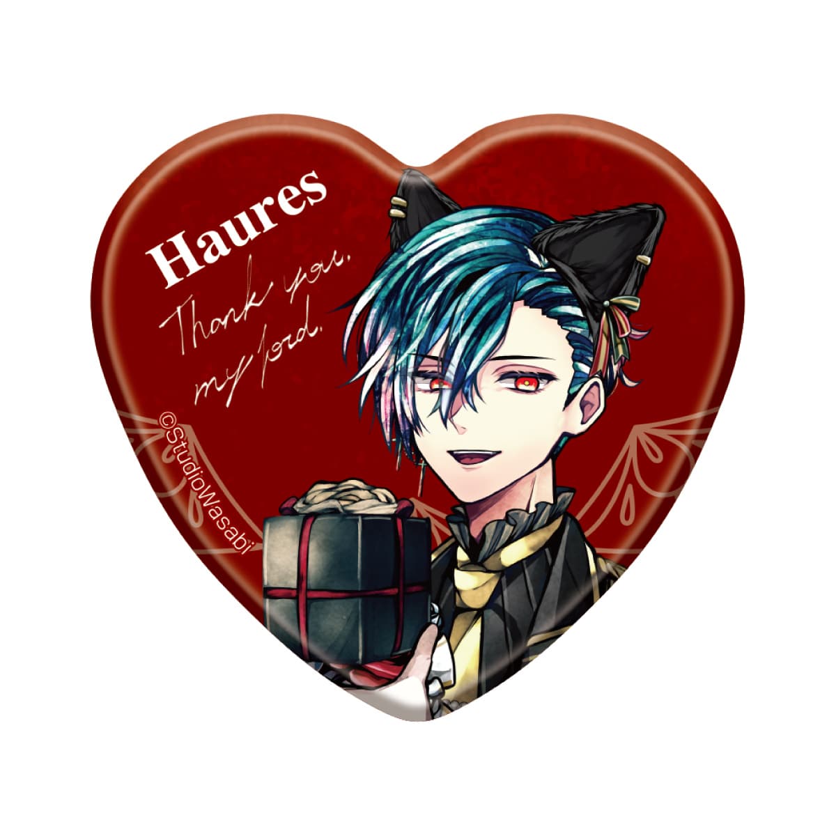 ハート缶バッジ	ハウレス