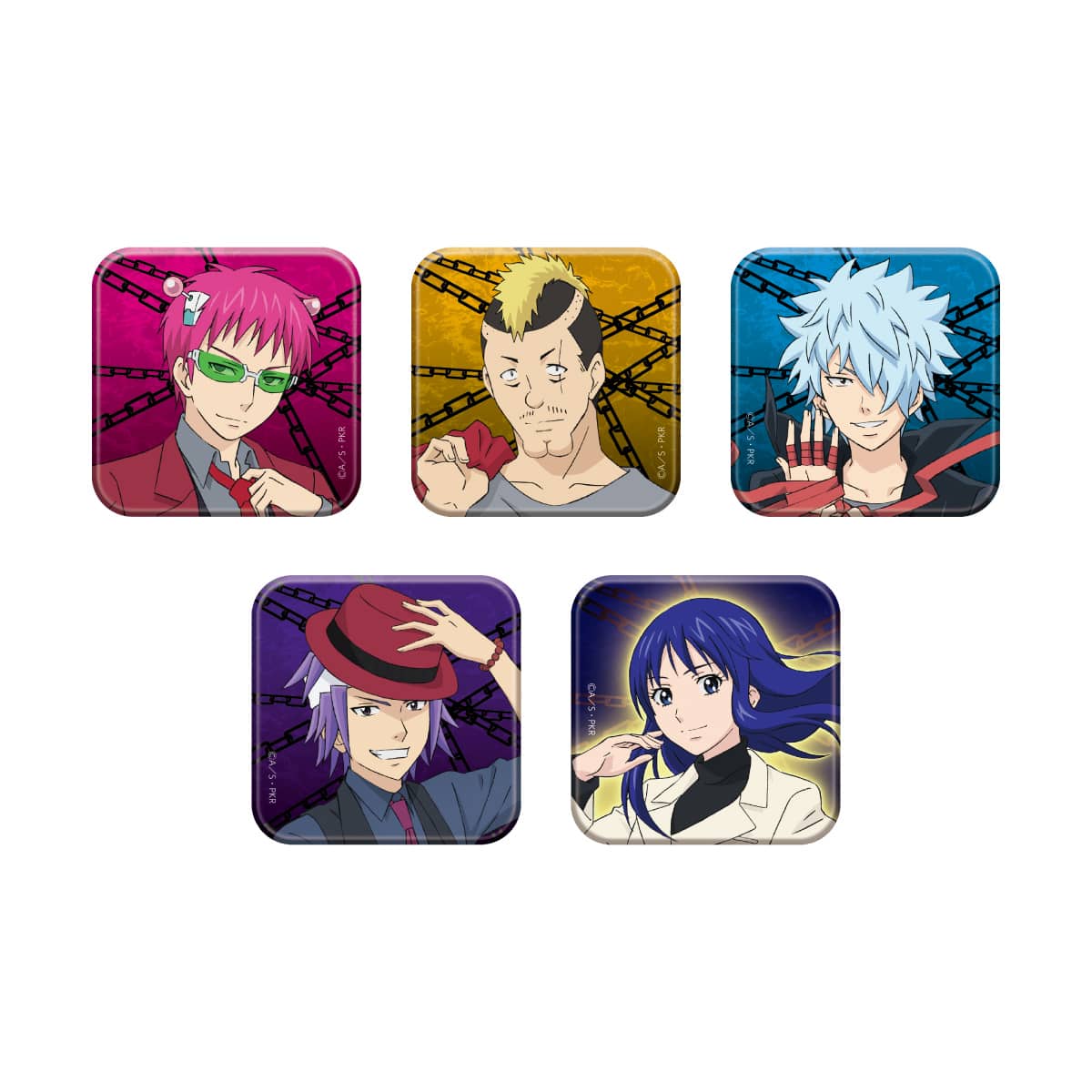 角丸スクエア缶バッジ（ランダム配付）