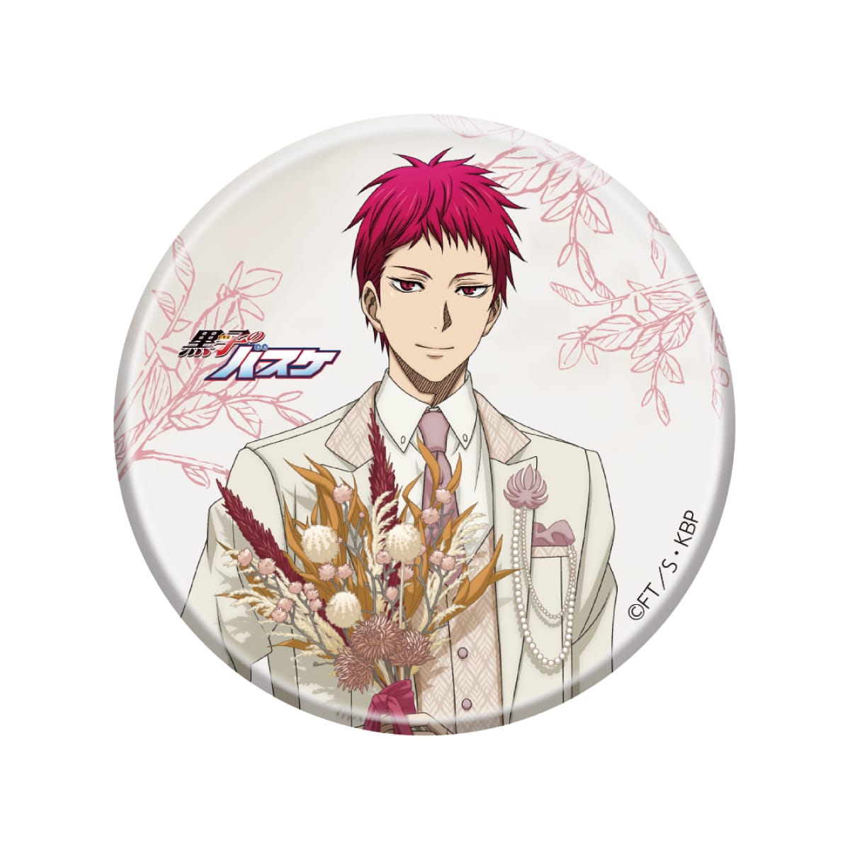 56mm缶バッジ	赤司