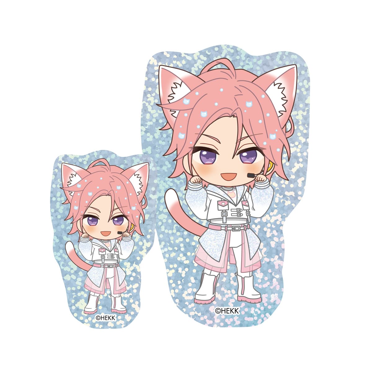 キラキラステッカー(2枚入り) 桜河 こはく
