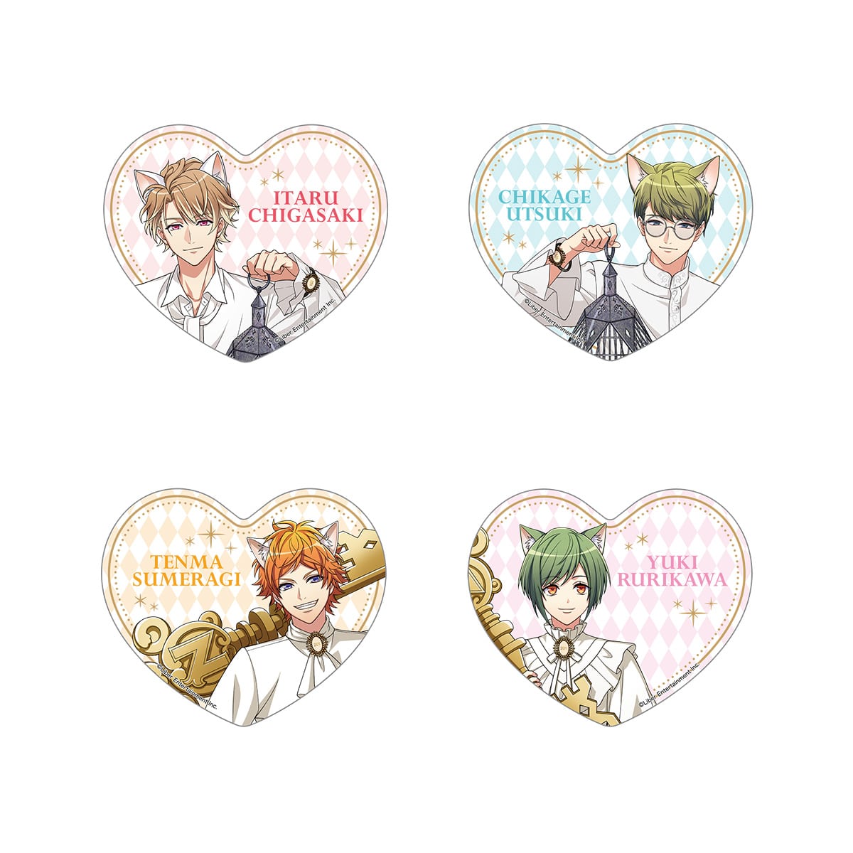 クリアイラストシート　等身（春組・夏組）