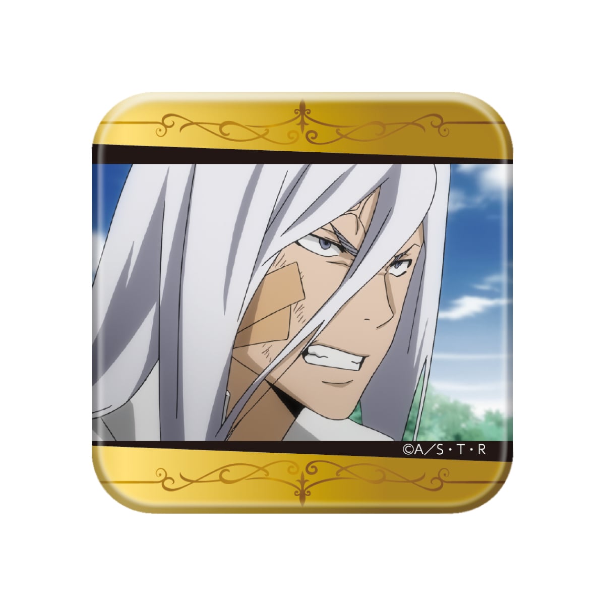 スクエア缶バッジ スペルビ・スクアーロ（10年後）