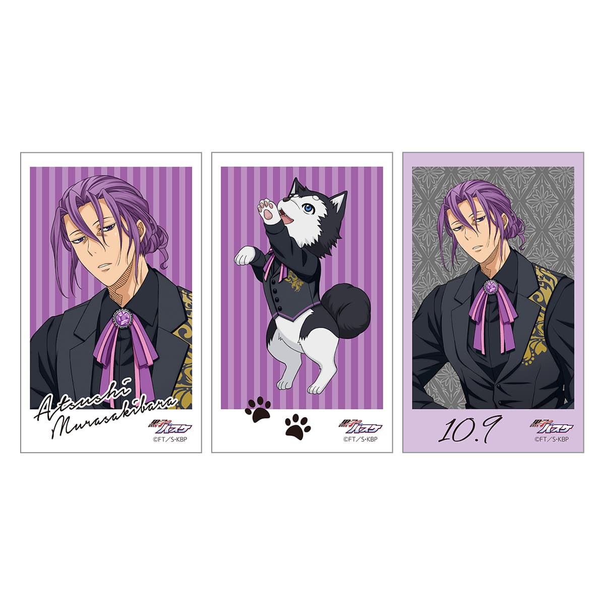 黒子のバスケ Black Style Collection Ver Murasakibara ミニイラストシートセット３枚入り ナムコパークス オンラインストア Namco Parks