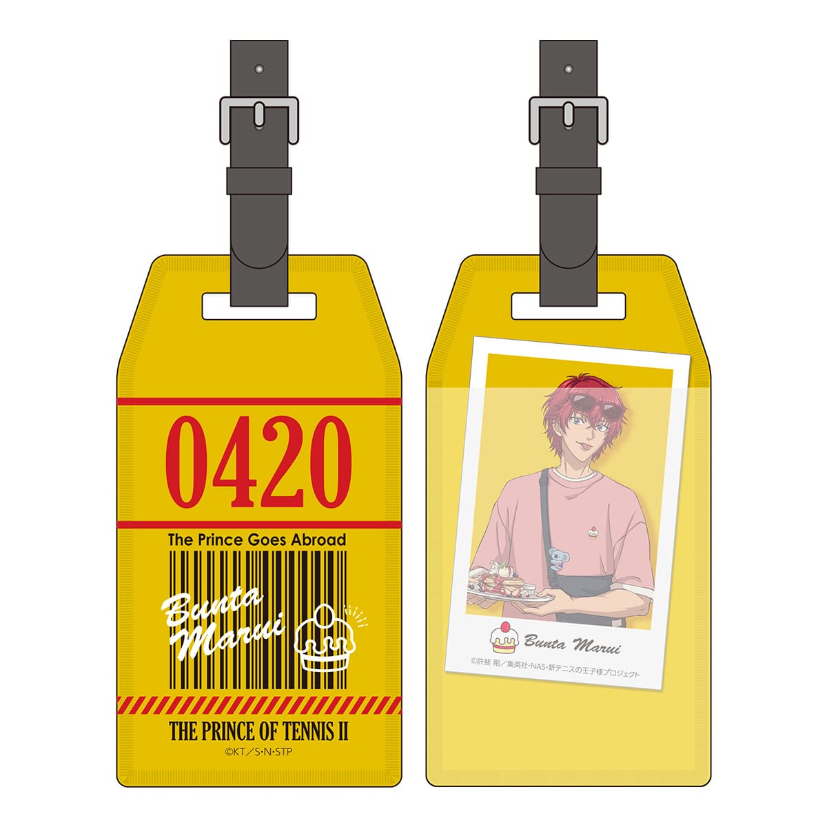 新テニスの王子様 The Prince Goes Abroad Ver B Marui ラゲッジタグ イラストシート付 ナムコパークス オンラインストア Namco Parks