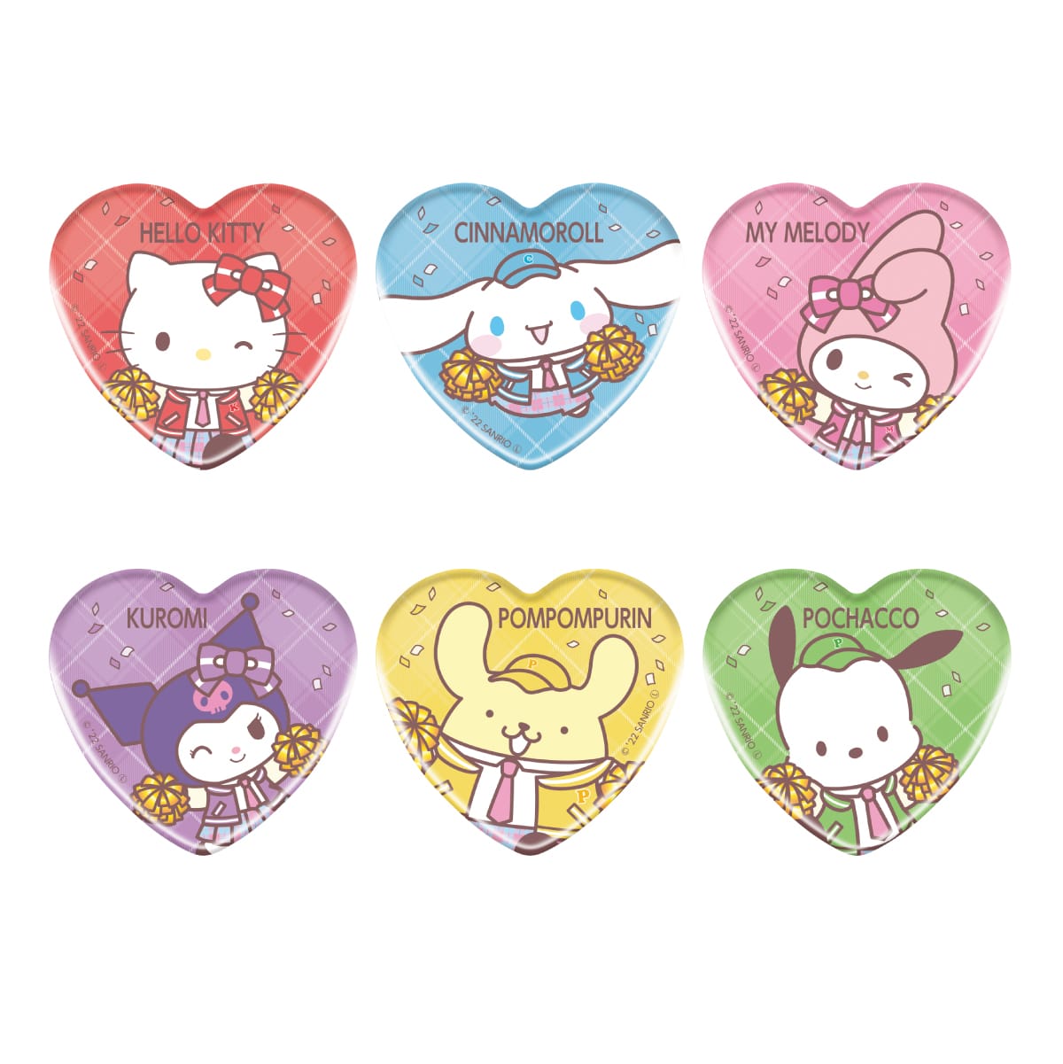 サンリオキャラクター大賞 もっと ナムコで推し活 ハート缶バッジコレクション ナムコパークス オンラインストア Namco Parks