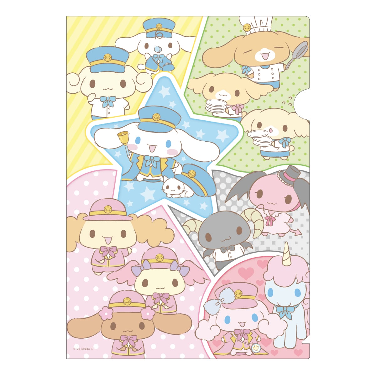 Cinnamoroll th Anniversary シナモンのマジカルトレイン クリアファイル ナムコパークス オンラインストア Namco Parks