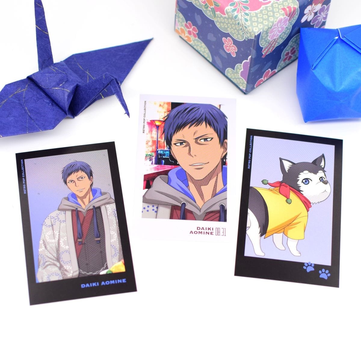 黒子のバスケ Retro Pop Collection Ver Aomine ミニイラストシートセット３枚入り 青峰 ナムコパークス オンラインストア Namco Parks