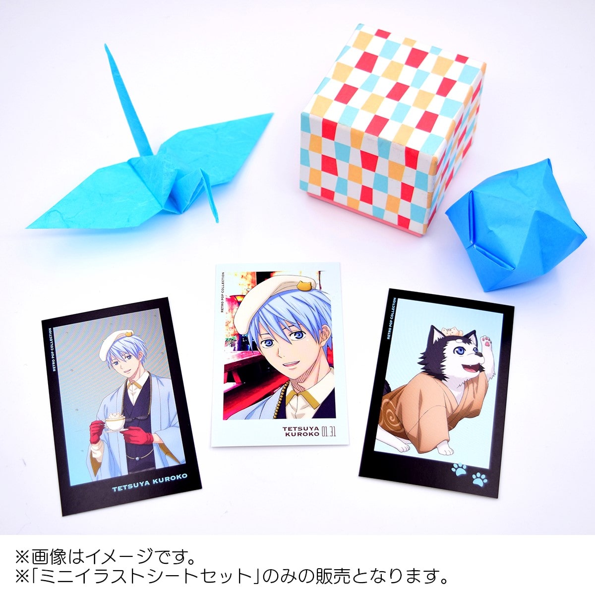 黒子のバスケ Retro Pop Collection Ver Kuroko ミニイラストシートセット3枚入り 黒子 ナムコパークス オンラインストア Namco Parks