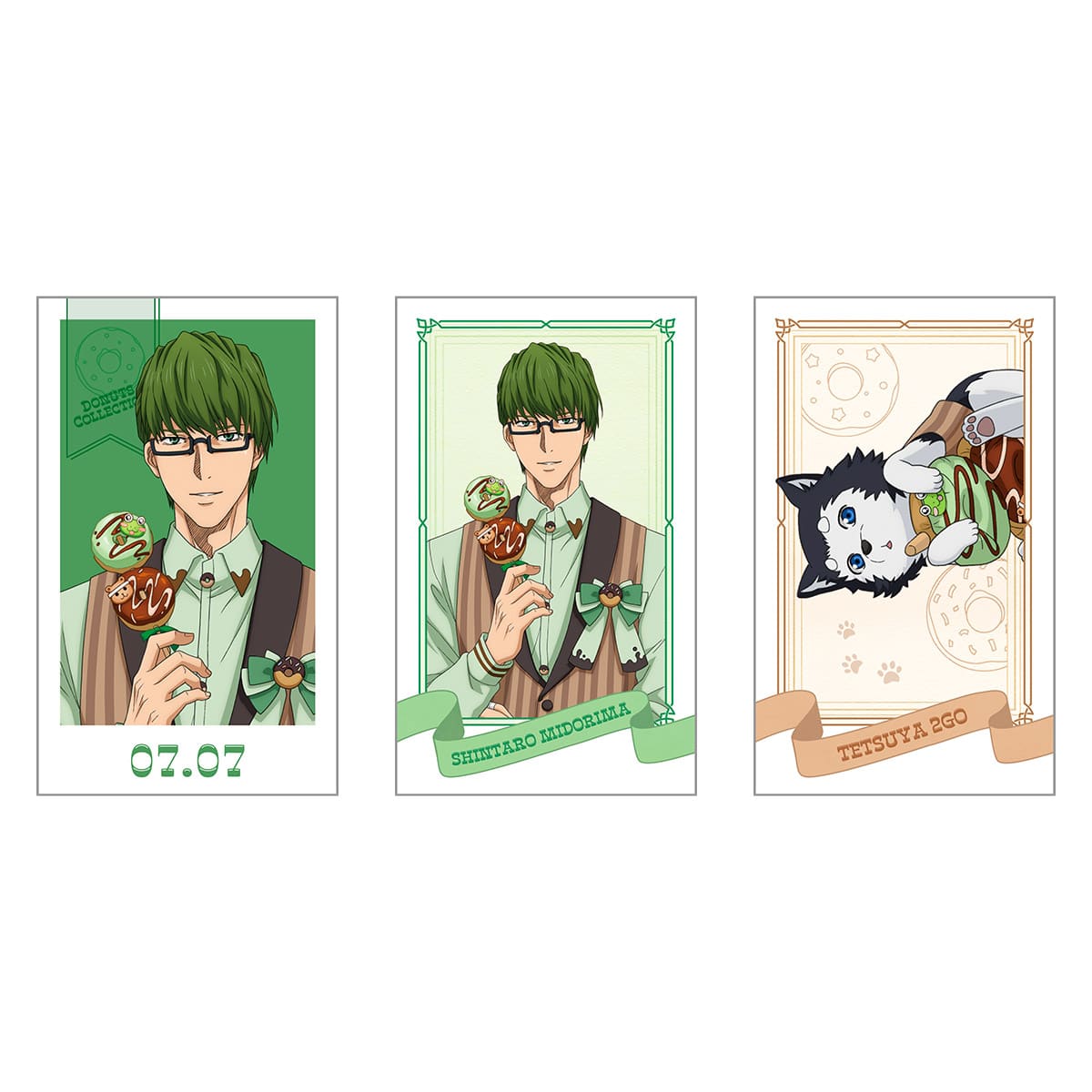 黒子のバスケ Donuts Collection Ver. Midorima  コンプリートセット 緑間