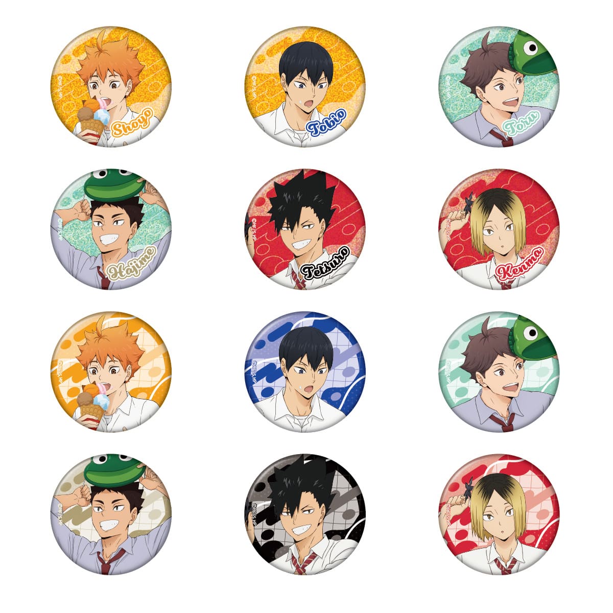 【6/25～7/16】ハイキュー!! 遊びつくせ!! in ナンジャタウン Summer version  缶バッジコレクションコンプリートセット