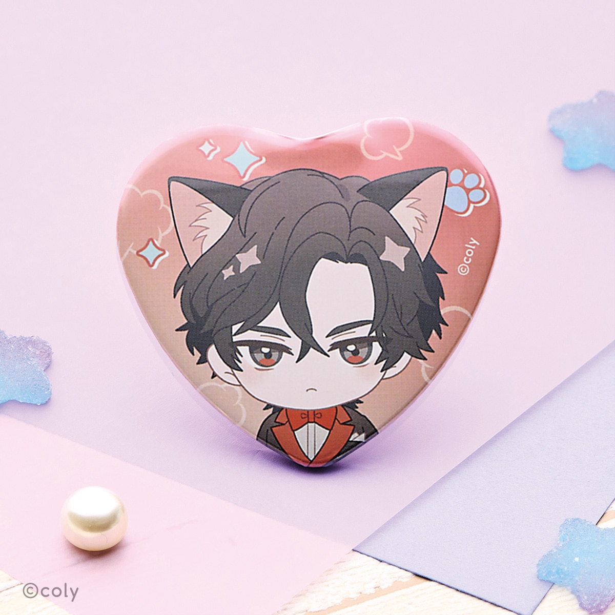 ブレイクマイケース in NAMJATOWN  ハート缶バッジコレクション