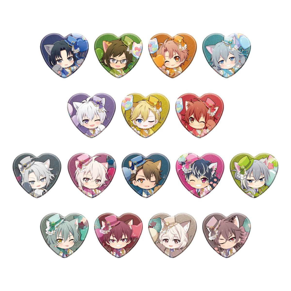 アイドリッシュセブン in NAMJATOWN ～10th Anniversary Festival～  キラキラハート缶バッジコレクション