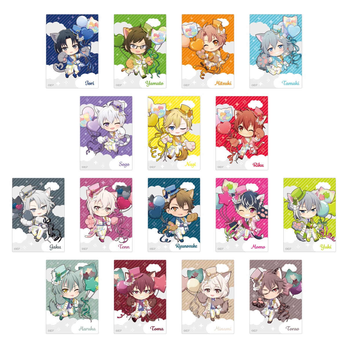 アイドリッシュセブン in NAMJATOWN ～10th Anniversary Festival～  ビジュアルクリアカードコレクション（1枚入り）