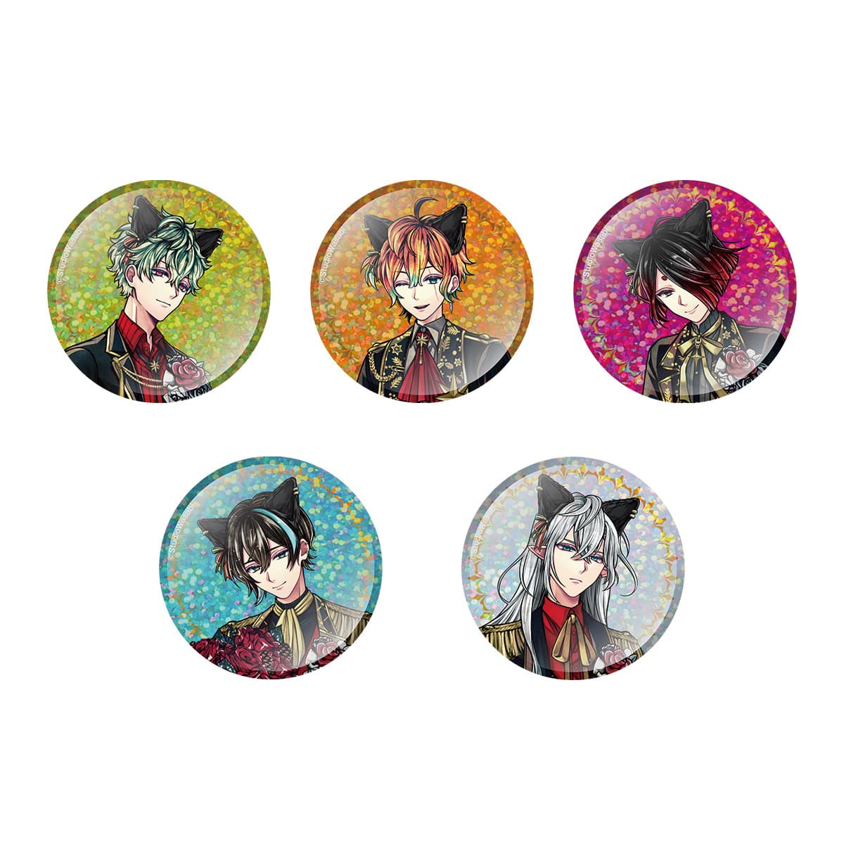 悪魔執事と黒い猫 in NAMJATOWN Dear, My Lord. 【Revival】  ホログラム缶バッジコレクション(ver.2025)