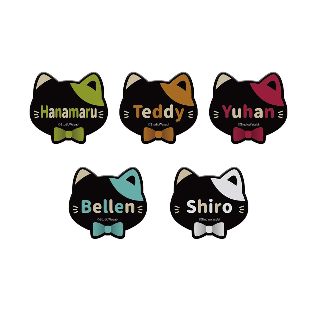 悪魔執事と黒い猫 in NAMJATOWN Dear, My Lord. 【Revival】  ネームバッジコレクション(ver.2025)