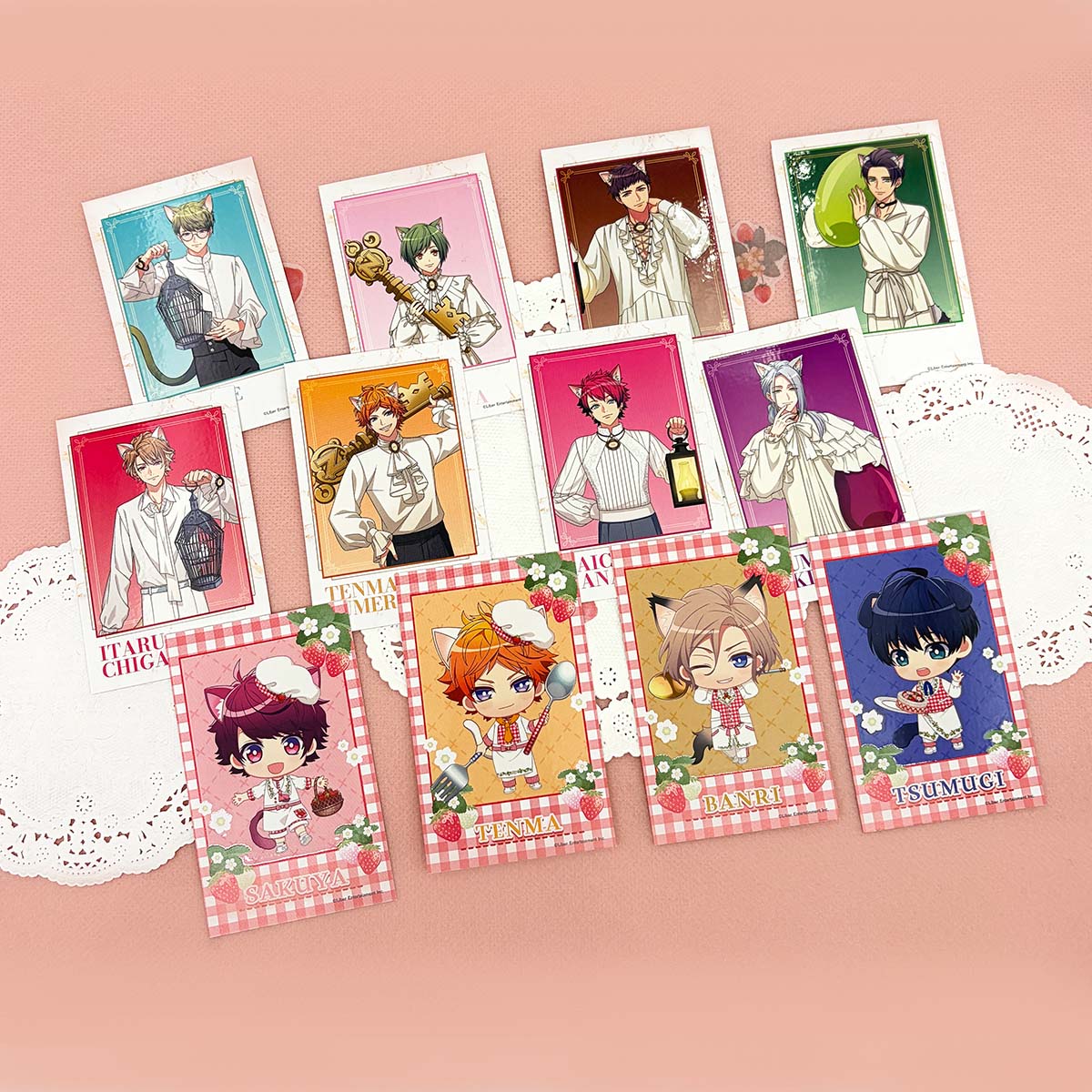 A3! in NAMJATOWN HAPPY STRAWBERRY PICNIC DAY  インスタントフォト風カードコレクション　ちびキャラ（秋組・冬組）