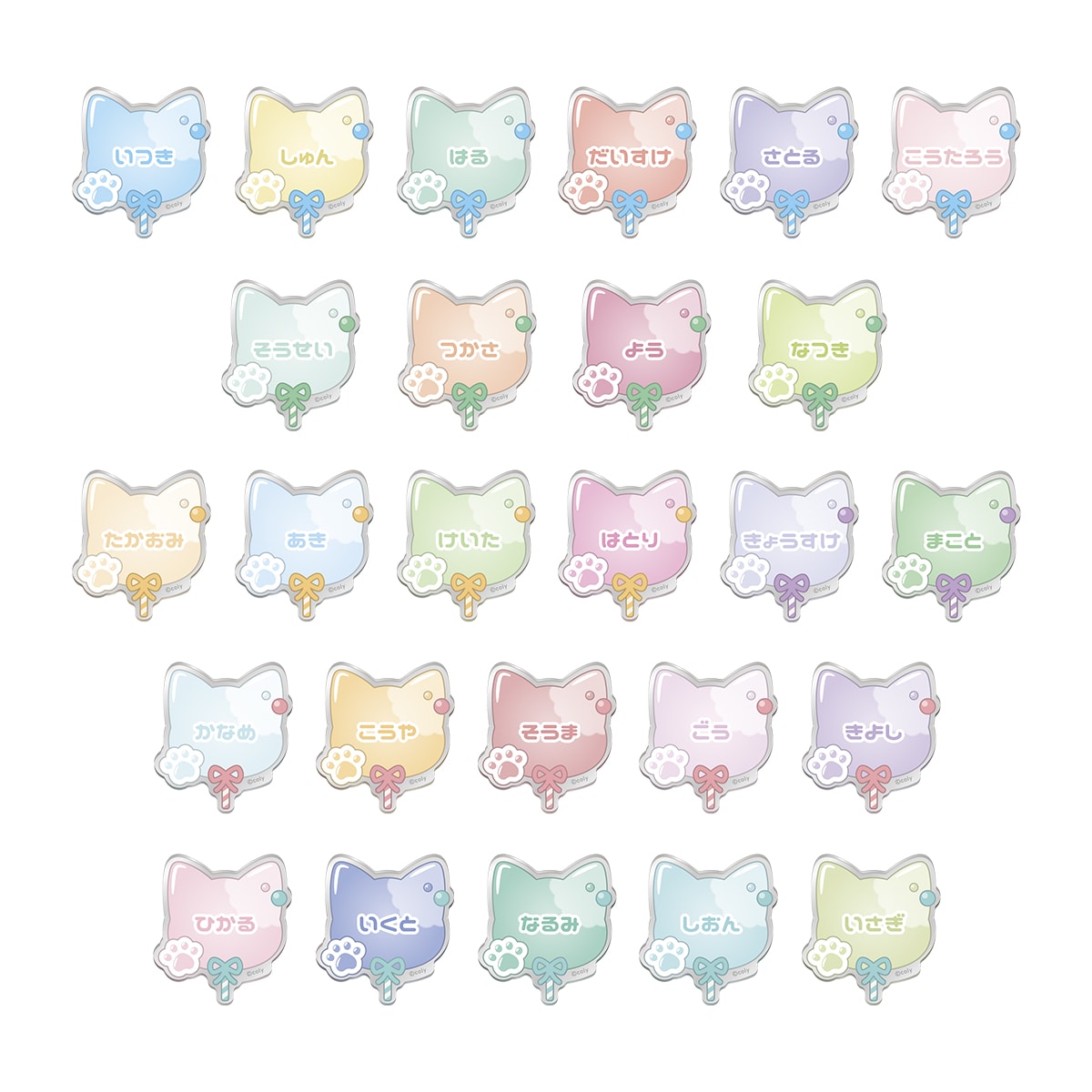 スタンドマイヒーローズ in NAMJATOWN　Pop’n Pastel Sugar  トレーディングネームバッジコレクション「Pop’n Pastel Sugar」