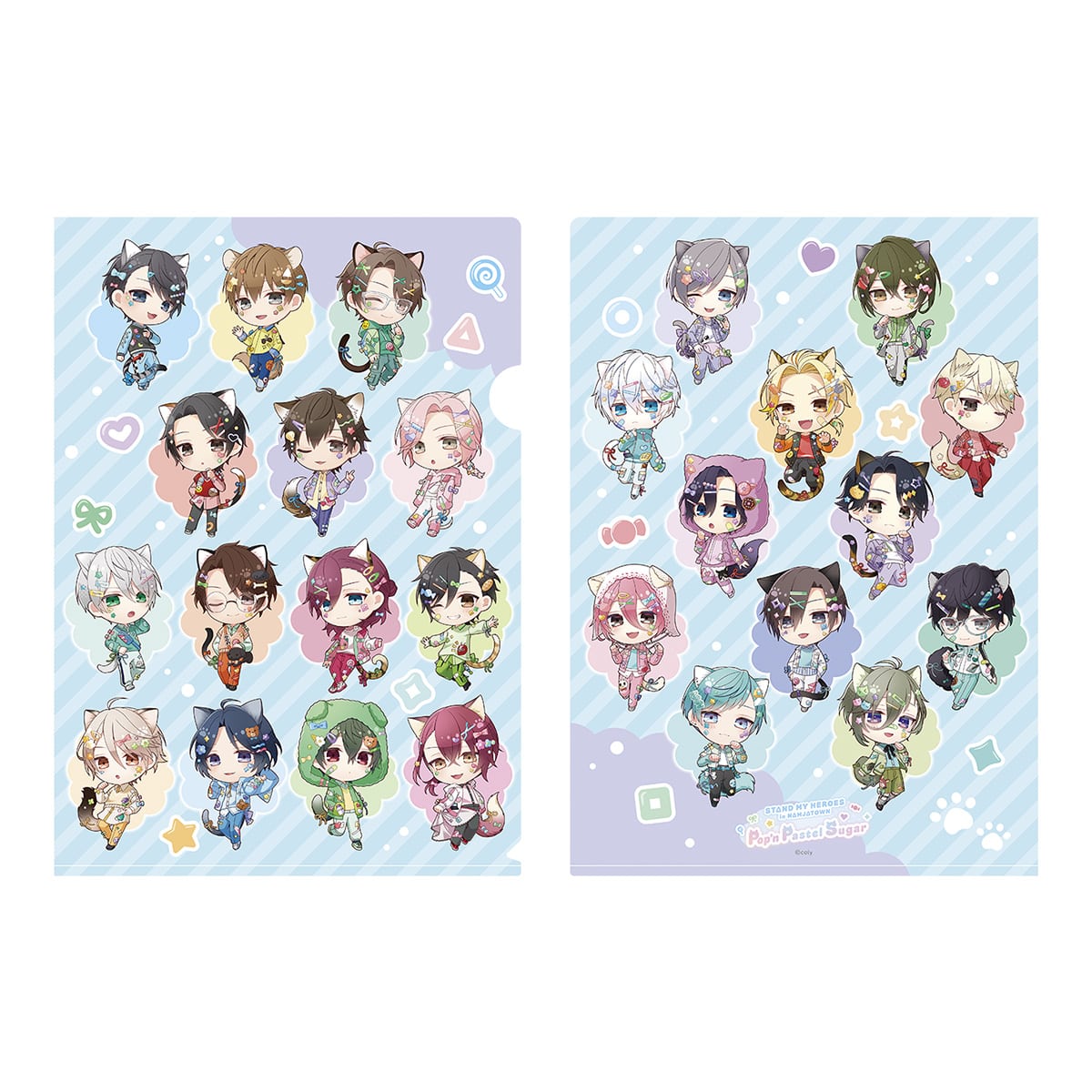 スタンドマイヒーローズ in NAMJATOWN　Pop’n Pastel Sugar  クリアファイル「Pop’n Pastel Sugar」
