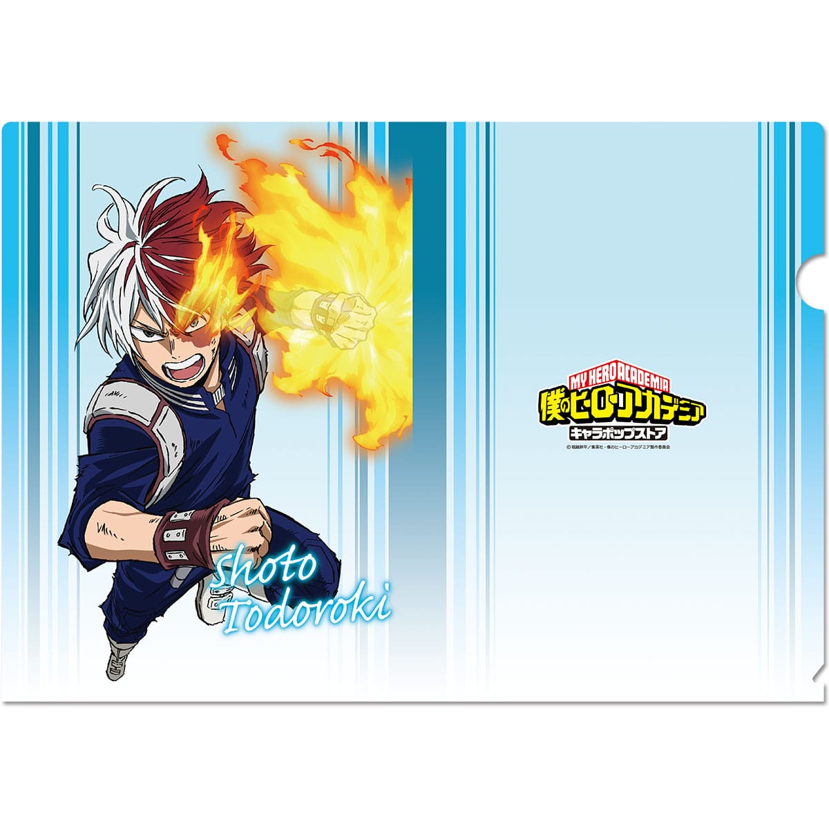 僕のヒーローアカデミア キャラポップストア クリアファイル 轟 焦凍 ナムコパークス オンラインストア Namco Parks