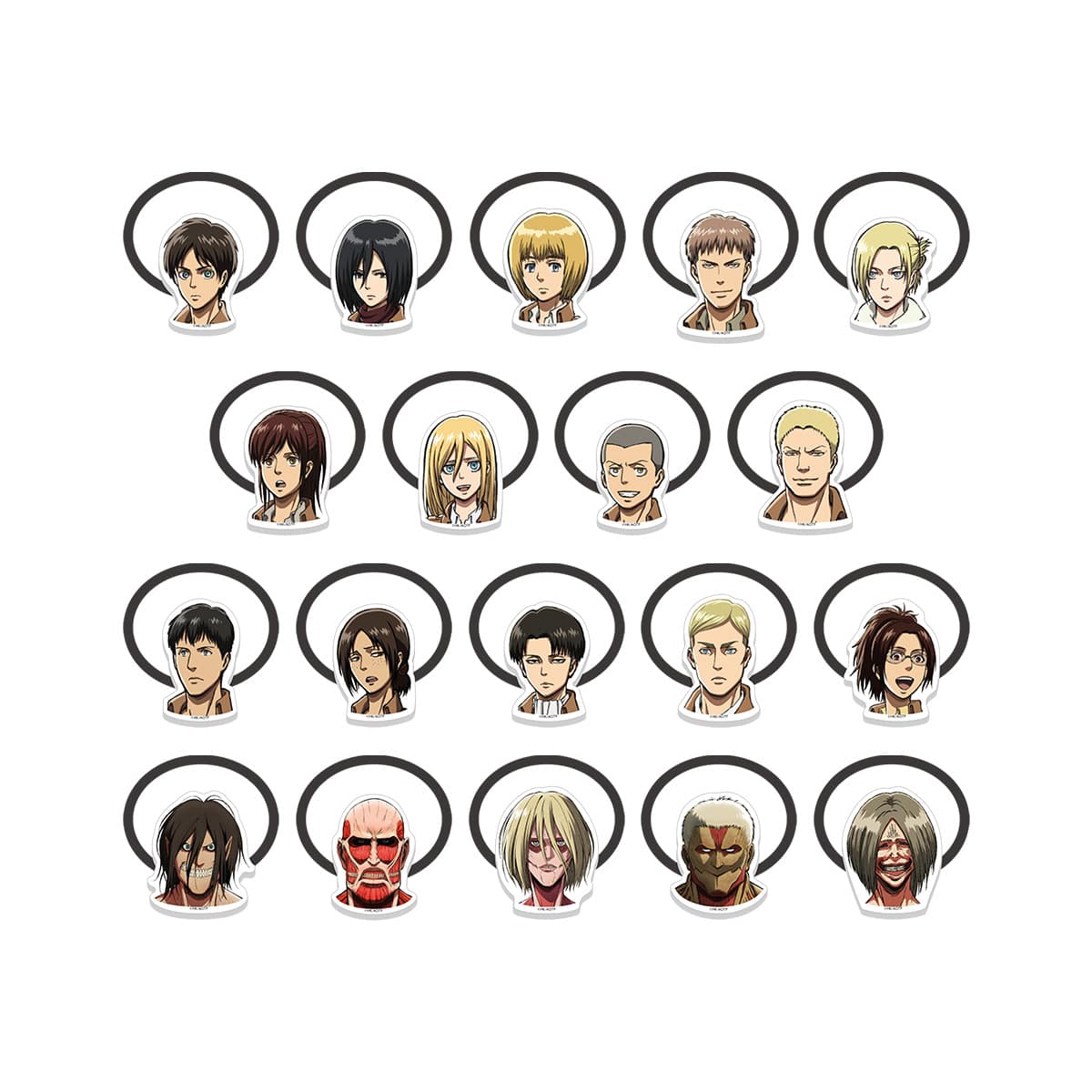 進撃の巨人 Attack on Memory ～記憶への進撃～  アクセサリーゴムコレクションA