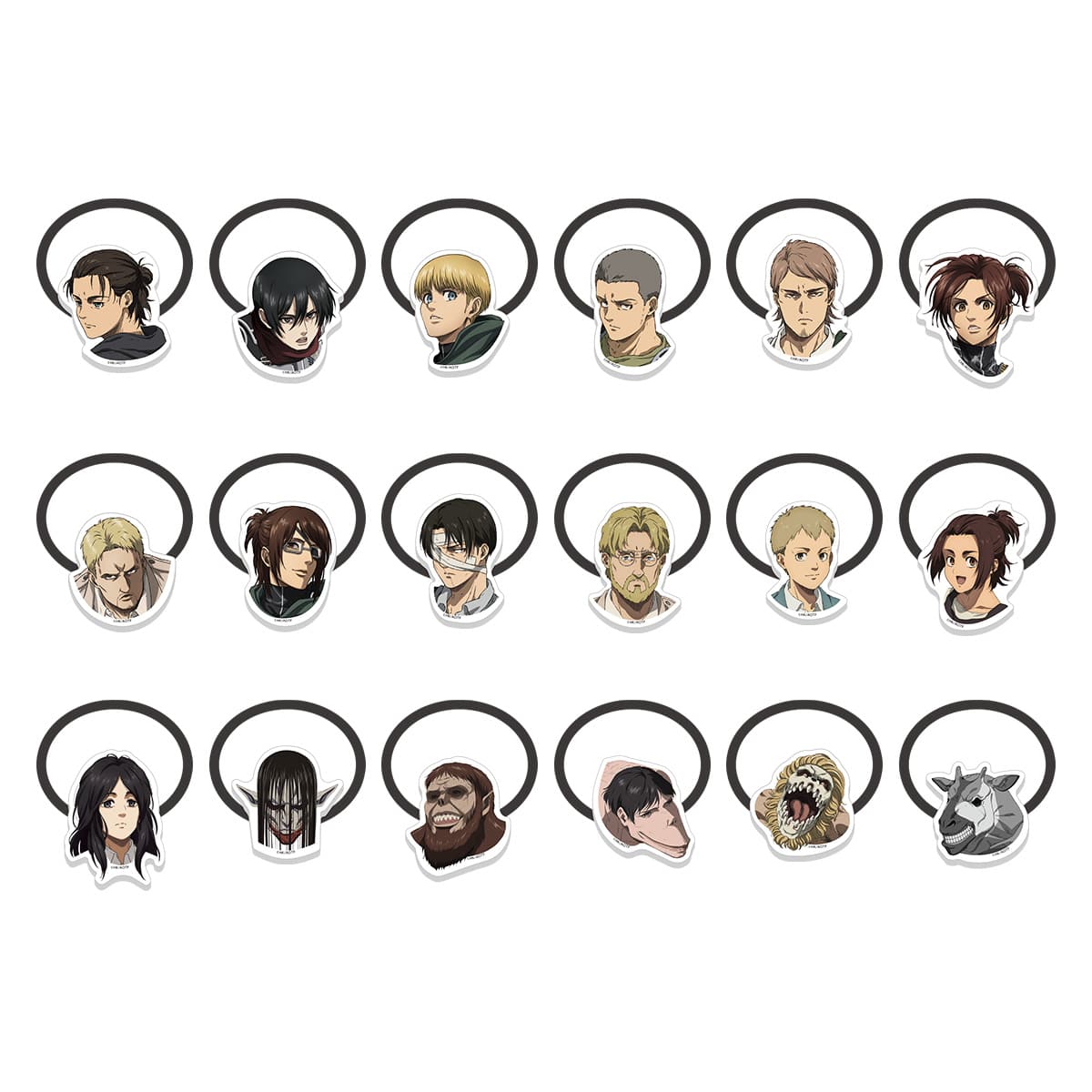 進撃の巨人 Attack on Memory ～記憶への進撃～  アクセサリーゴムコレクションB