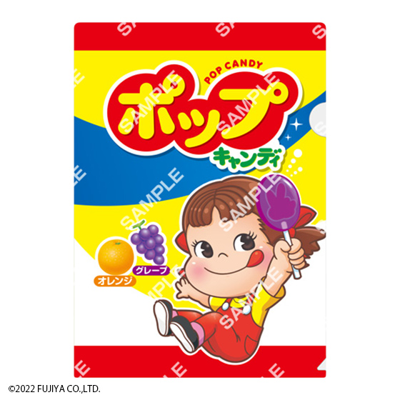 フラットガシャポン】ペコちゃん お菓子のクリアファイル | ナムコ