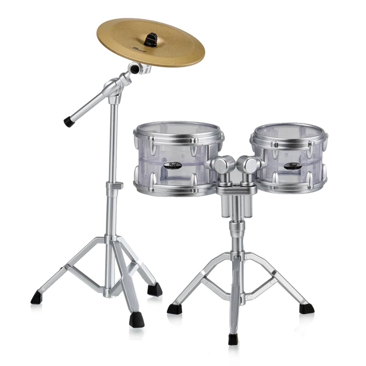 HIGH TOM & LOW TOM & STAND & CHINA CYMBAL
