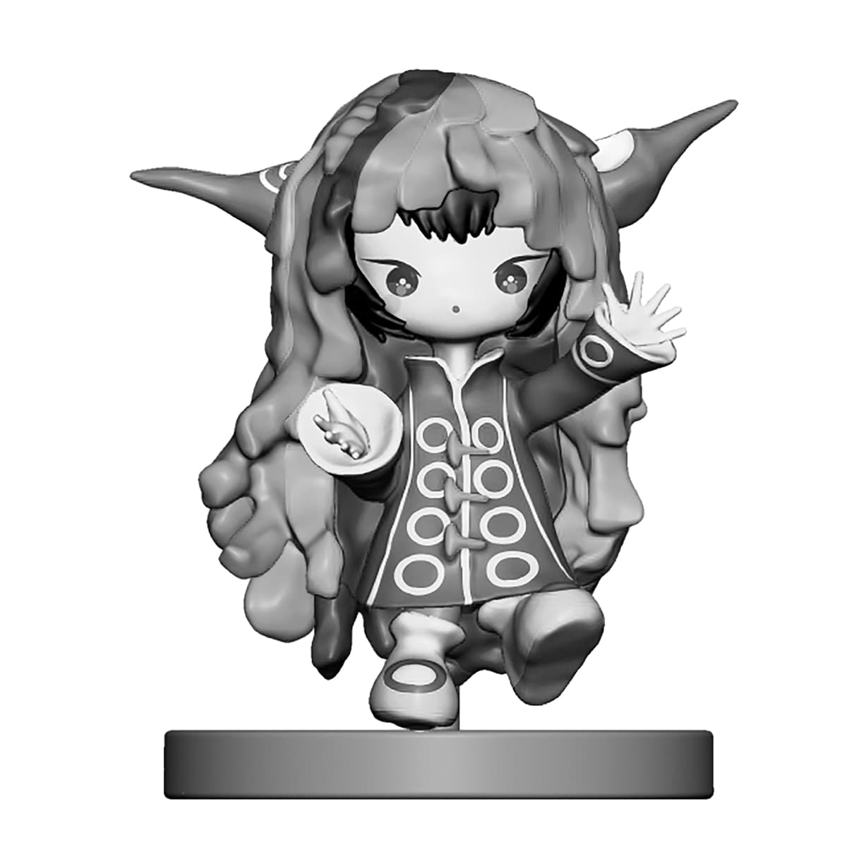 A賞　星くんフィギュア　モノクロVer.