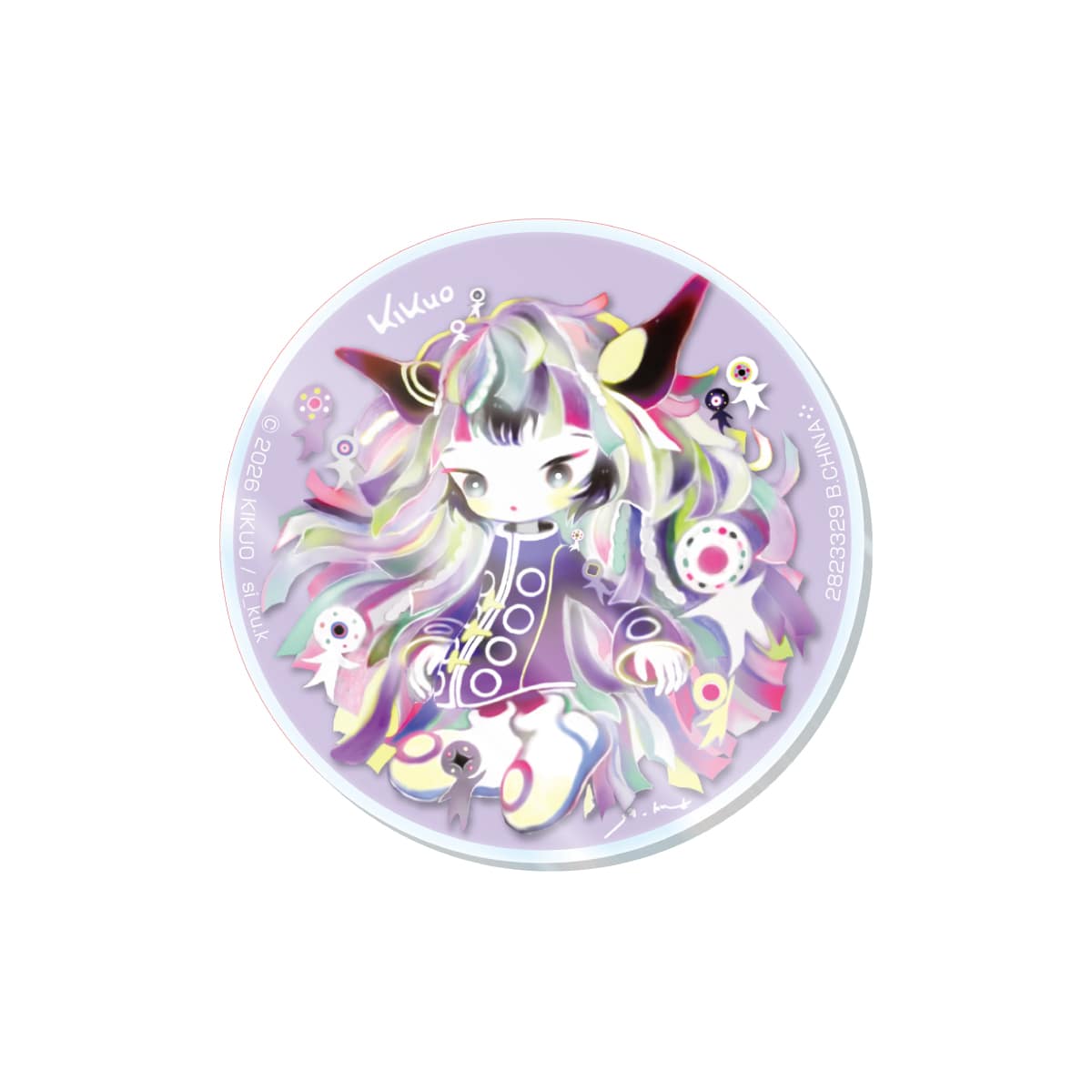 B賞　星くんたちのアクリルクリップ　デザインA