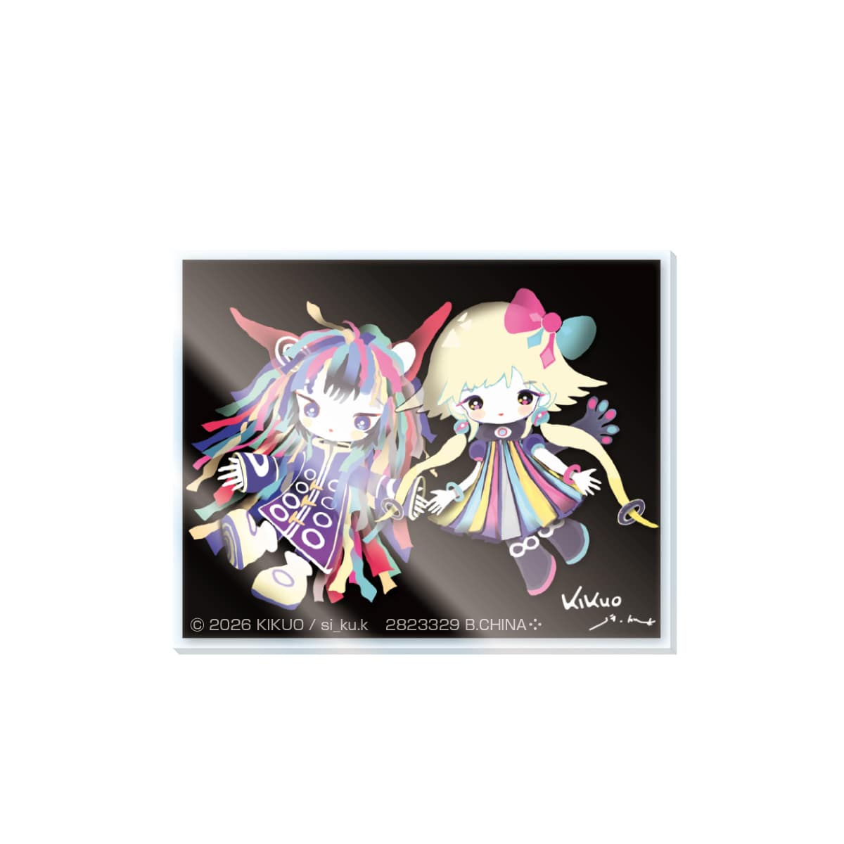 B賞　星くんたちのアクリルクリップ　デザインB