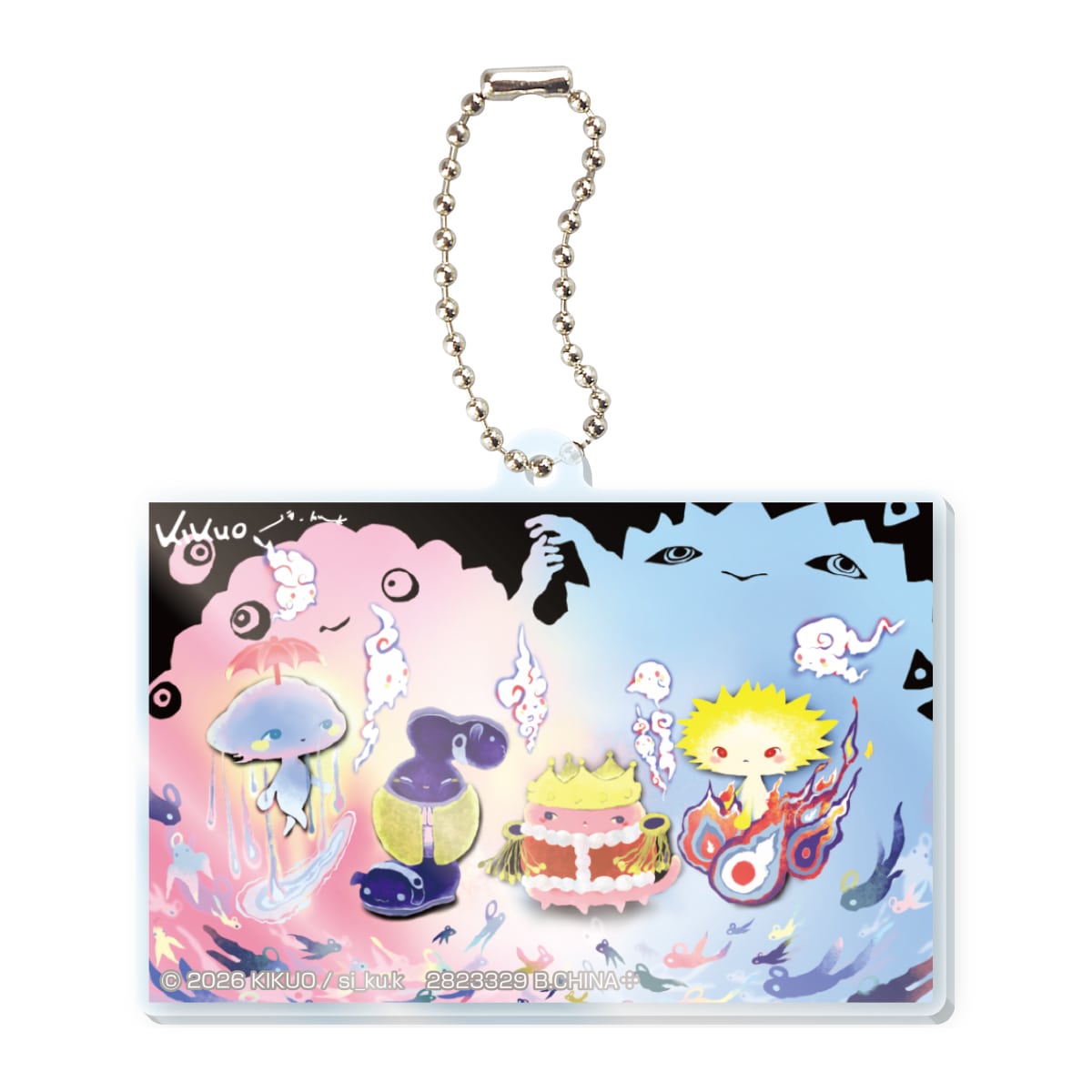 C賞　いろいろなキャラたちのアクリルチャーム　デザインC