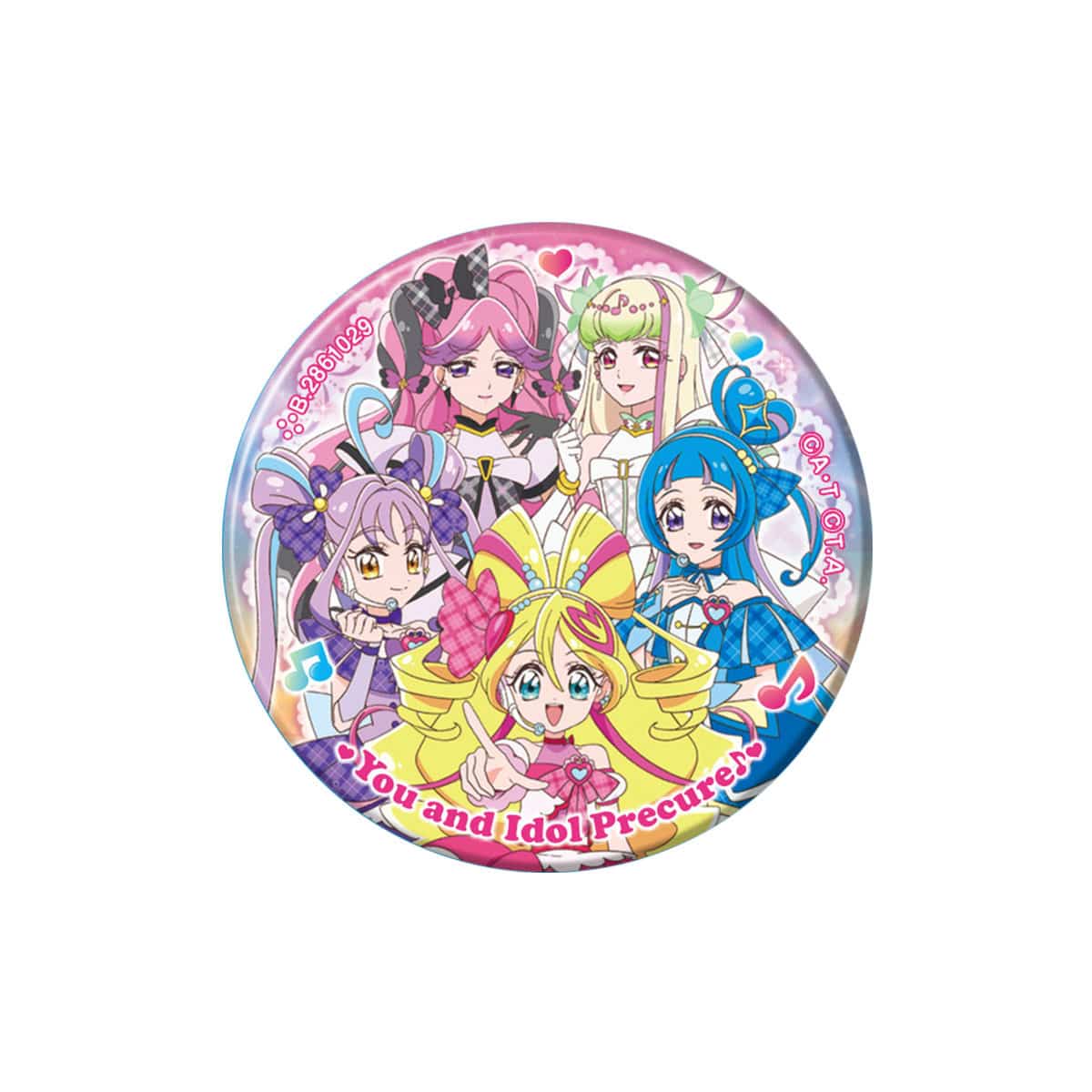 B賞缶ミラー（キミとアイドルプリキュア♪）