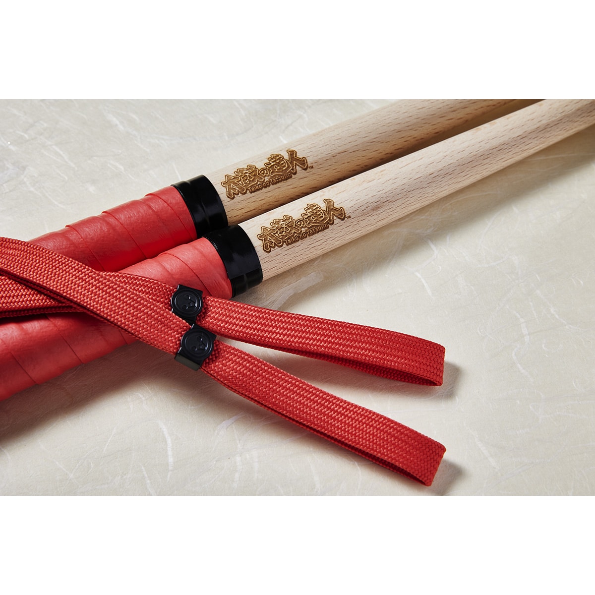 【5月発送分】太鼓の達人　公式マイバチ　朱（aka）