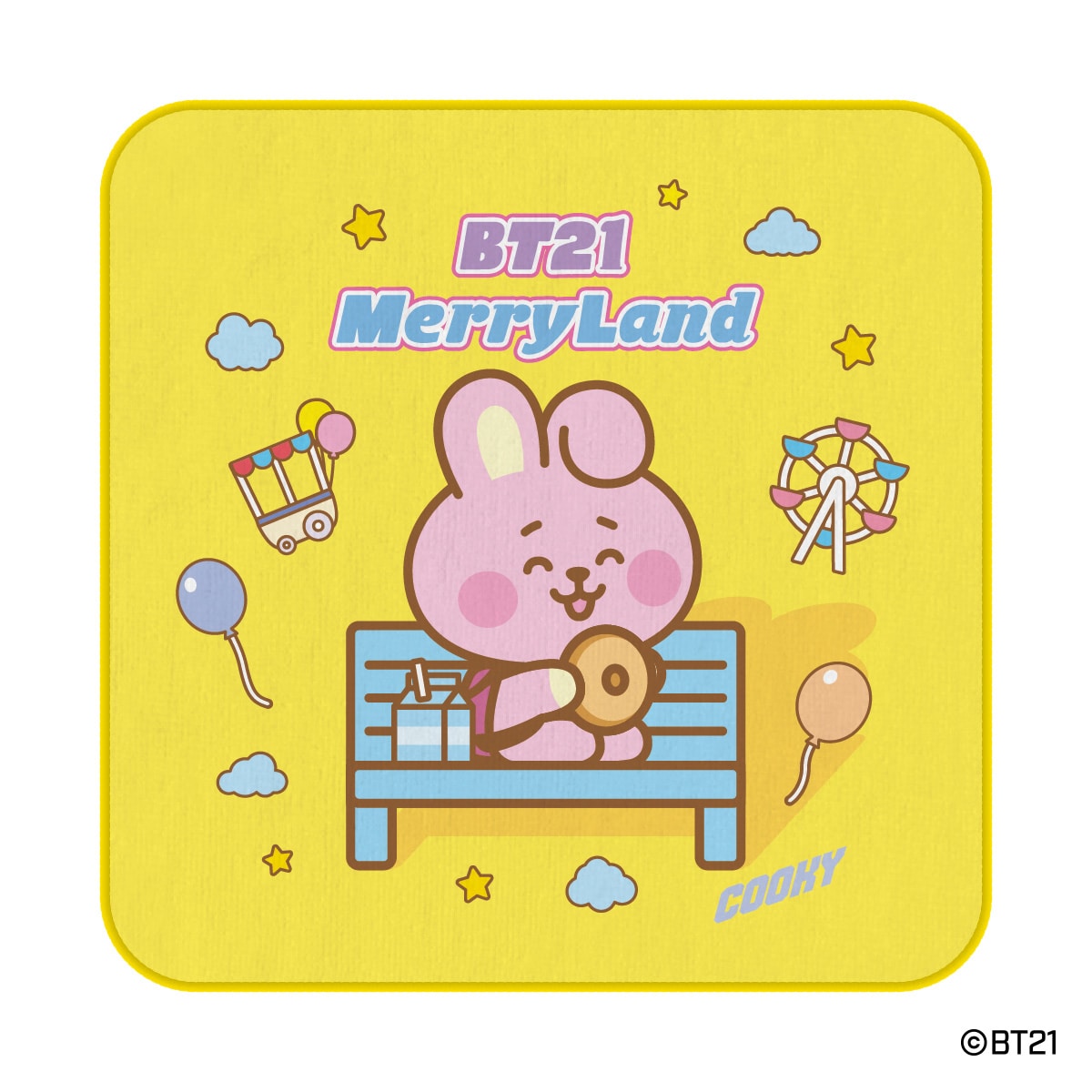 2次受注】BT21 MerryLand ～Welcome to our dreamy world!～ ミニタオル | ナムコパークス オンラインストア  | NAMCO Parks