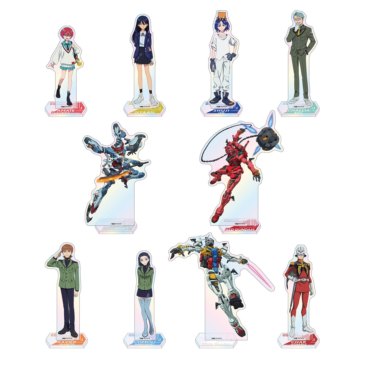 【第2期】機動戦士Gundam GQuuuuuuX(ジークアクス) 期間限定公式ショップ  キラキラアクリルスタンド